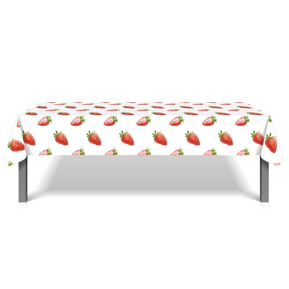 English Strawberry Reusable Table cover - Cook and Party