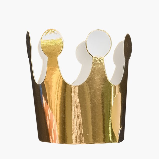 Gold Party Crown Hats for Kids Birthday - Cook and Party