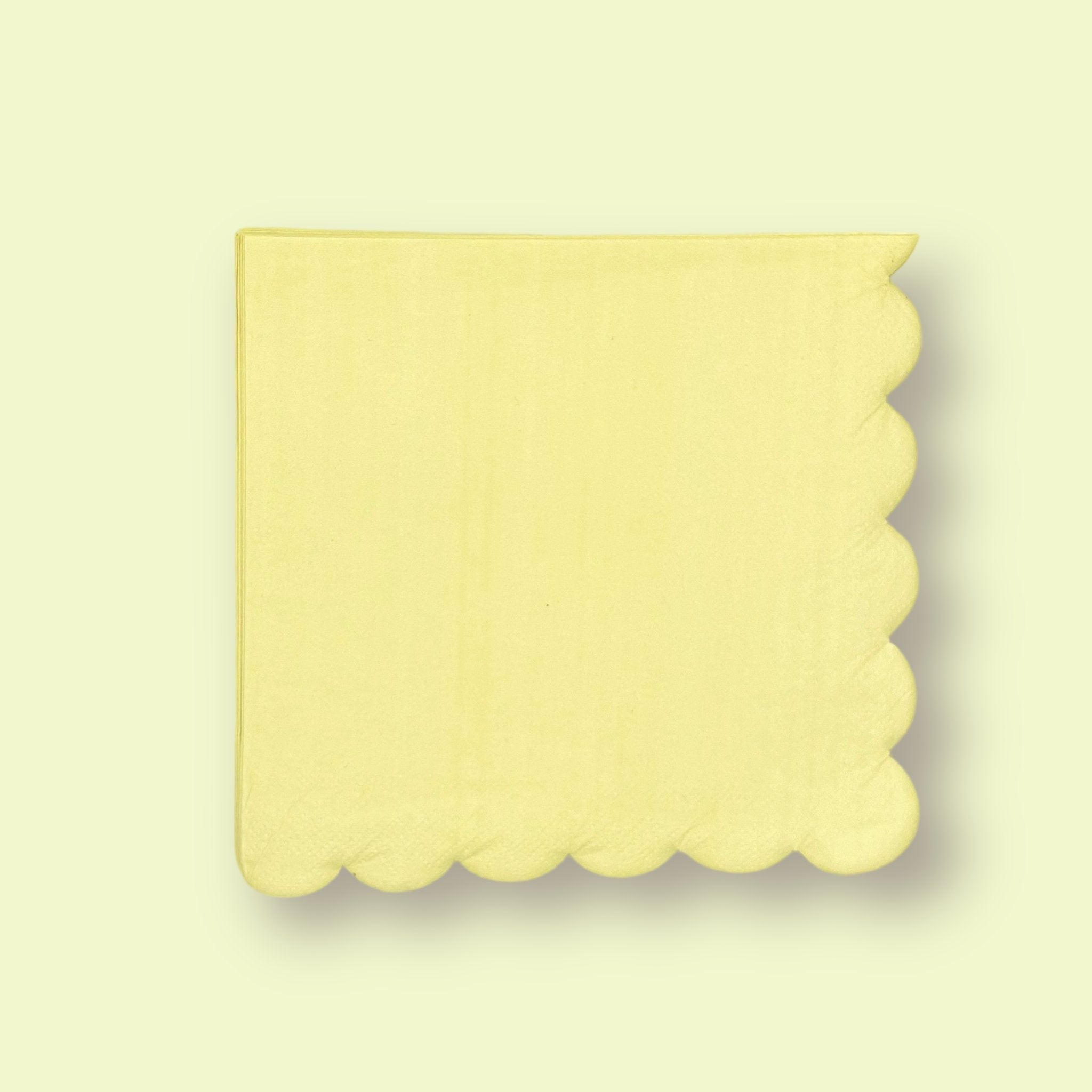 Lemon Cocktail Napkins - Cook and Party