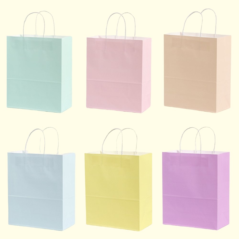 Macaron Paper Gift Bags (6 Colours) - Cook and Party