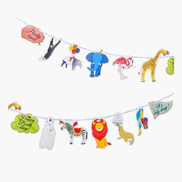 Tropical Animal Party Garland - Cook and Party