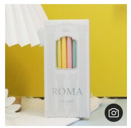 Rome Style Multicoloured Birthday candles - Cook and Party